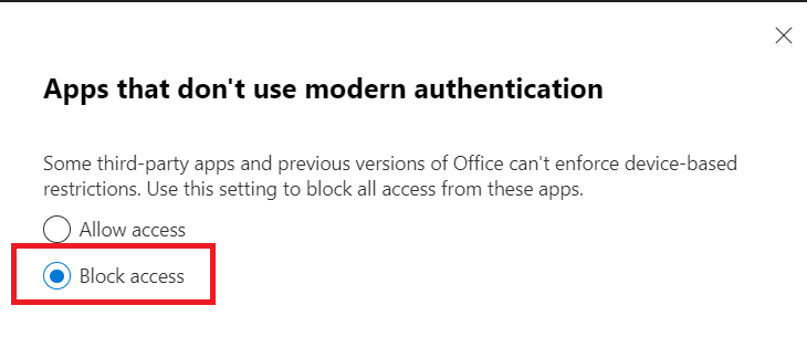 Securing SharePoint 1 – Block legacy authentication. – @2codemonte